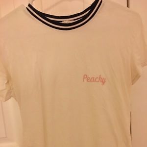 BRANDY MELVILLE/JOHN GALT PEACHY TEE